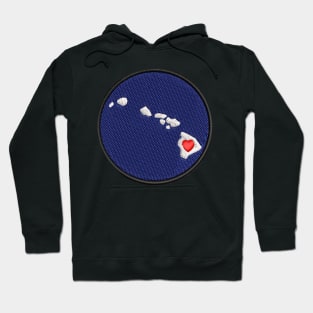 Hawaiian Islands Love Patch Hoodie